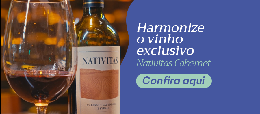 Harmonize o vinho exclusivo Nativitas